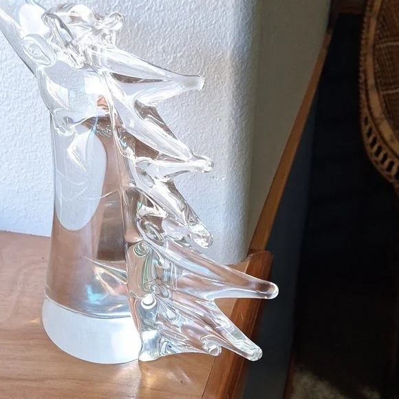Vtg. Murano signed Mid-Century glass horse 🐎 bust
